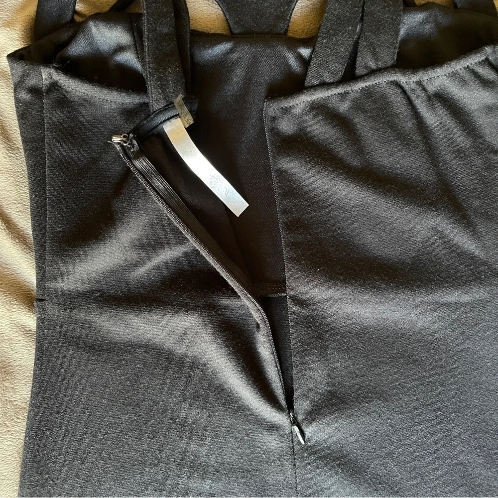 Avec Black Strappy Mini Dress